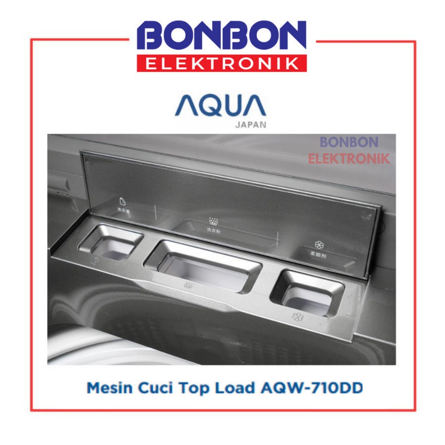 AQUA Mesin Cuci Top Loading 7KG AQW-710DD / AQW 710 DD