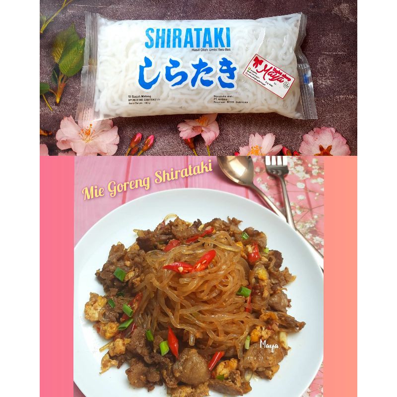 shirataki mie basah beras shirataki rice menu diet rendah kalori diet karbo debm mie sehat noodle shirataki