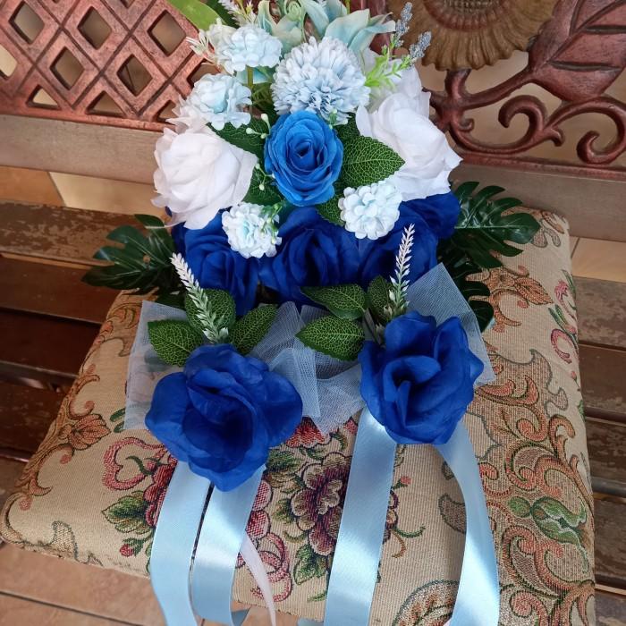 bunga mobil pengantin hiasan artificial Kualitas Terbaik