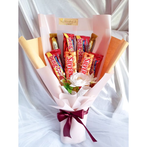 

buket coklat mix / bouquet snack/buket makanan