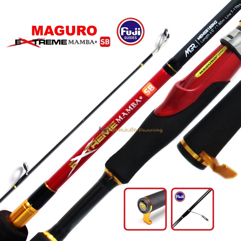 Joran Maguro EXTREME MAMBA SB I Empang I Galatama Ikan Mas I Japan Style I Full Fuji Ring