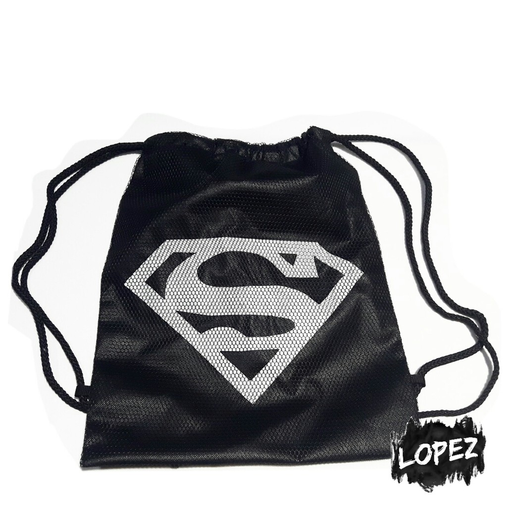 Tas Jaring Superman / DrawStringbag Superhero / Tas Punggung Superman DC Comics Krypton Lopez