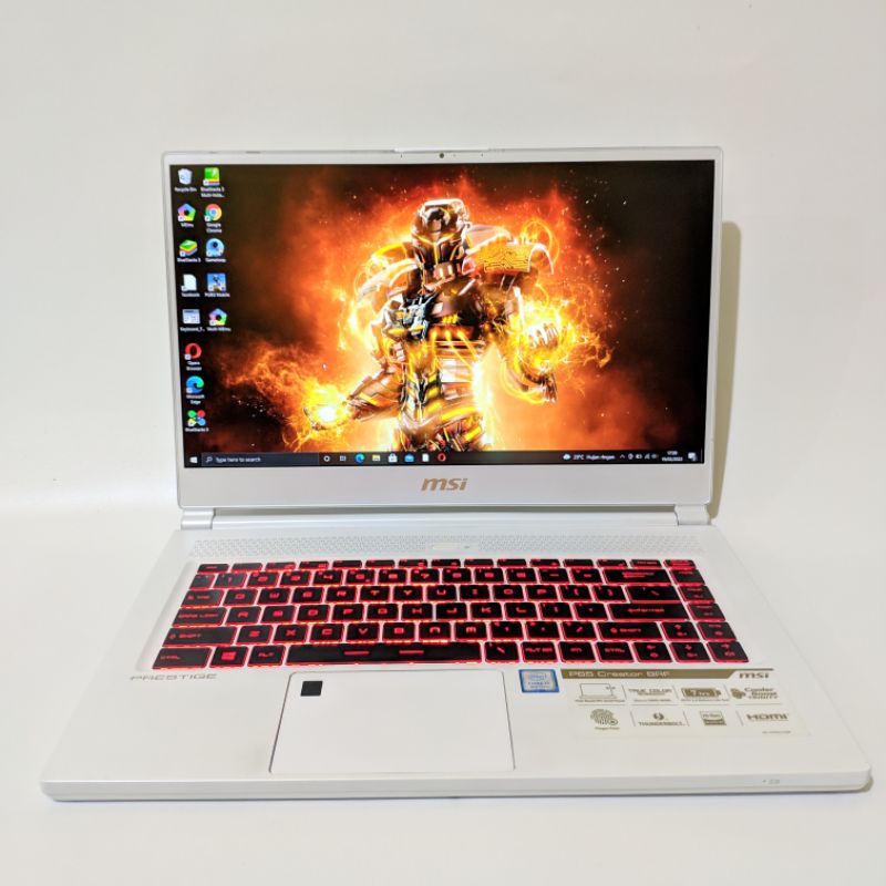 Raja Laptop gaming/editing Msi  p65 creator 8RF core i7 8750H - Dual vga Nvidia GeForce GTX 1070 Max-Q