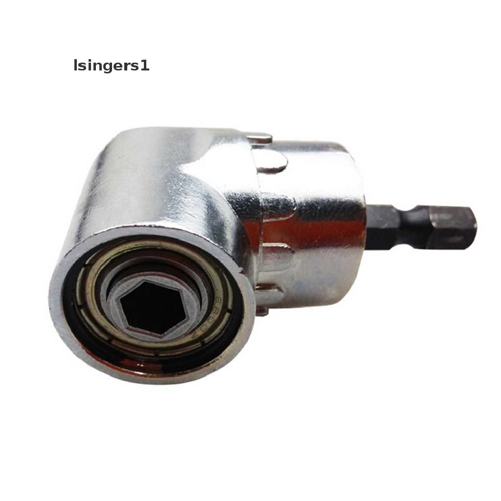 (lsingers1) Soket Adapter Extension Mata Bor Hex 105 Derajat 1 / 4 &quot;