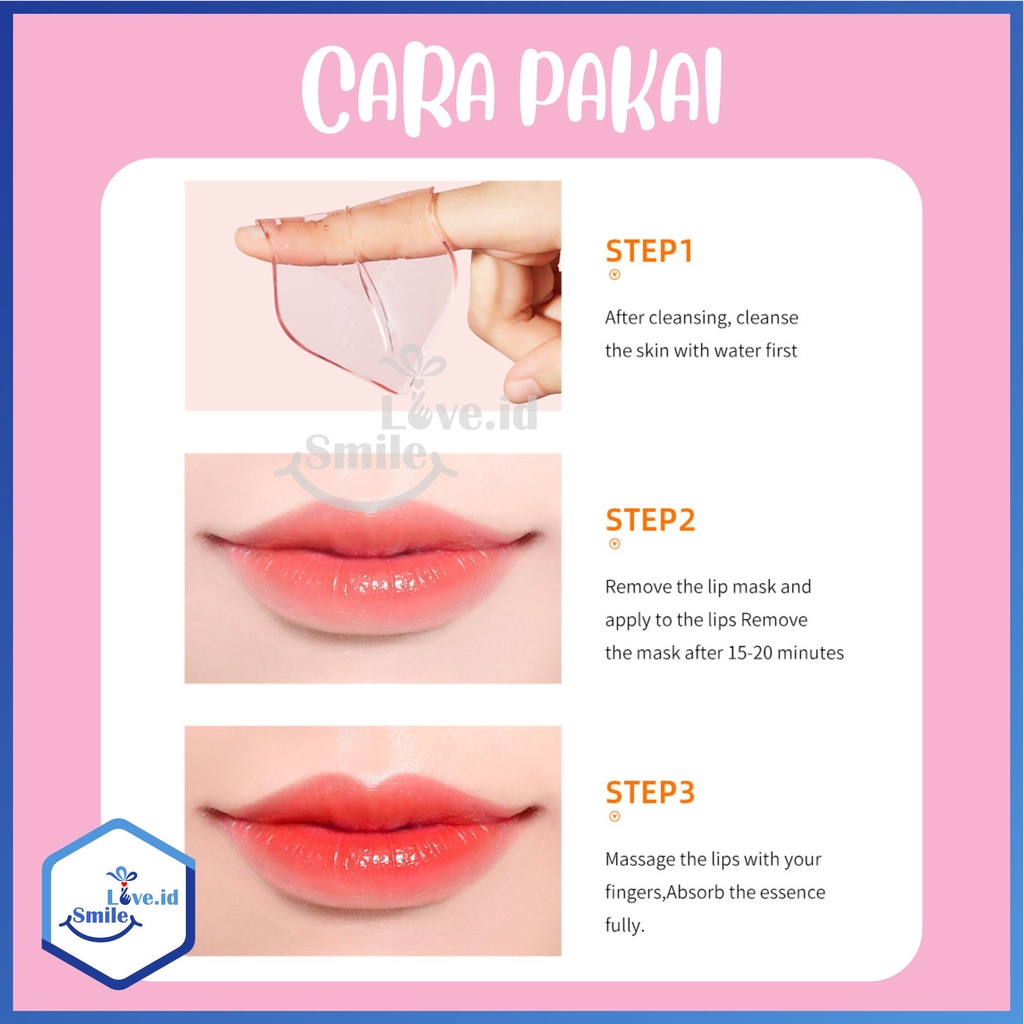 SADOER Lip Mask Collagen Nourish Fruit Lipmask Masker Bibir SAD05