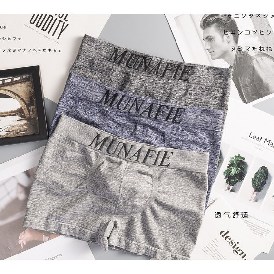 GO! BX455 Celana Dalam Boxer Munafie Pria Man Underwear Sempak cowok celana pendek munafi cod