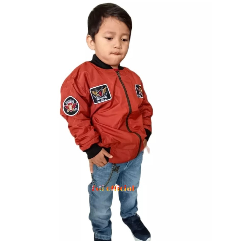 Outerwear - Jaket Bomber Anak Bolak Balik 2-12 tahun