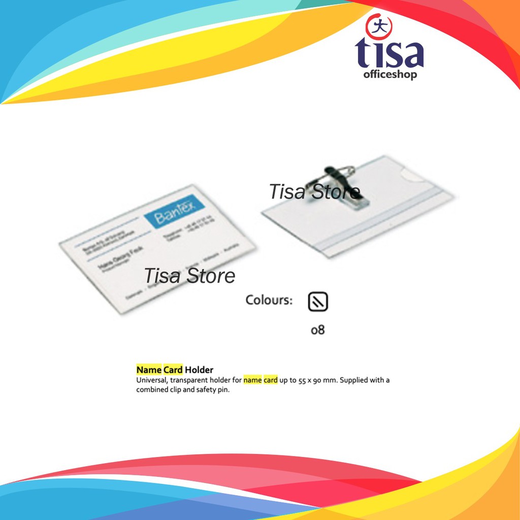 

Bantex Name Card Holder 8652