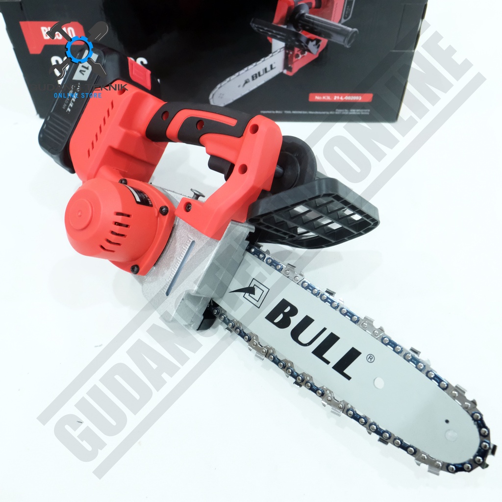 BULL BL510 / Gergaji Rantai Baterai Mini Chainsaw 10&quot; - Cordless Chainsaw mini 10inch Bull BL510