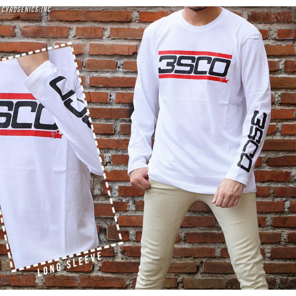 T-SHIRT BAJU KAOS DISTRO SURFING PRIA WANITA 3 SECOND 3SCO PANJANG COMBED 30S