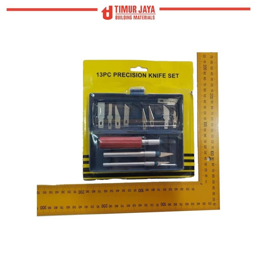 Pisau Ukir Pahat Kayu Set Hobby Knife Set 13 pcs NANKAI