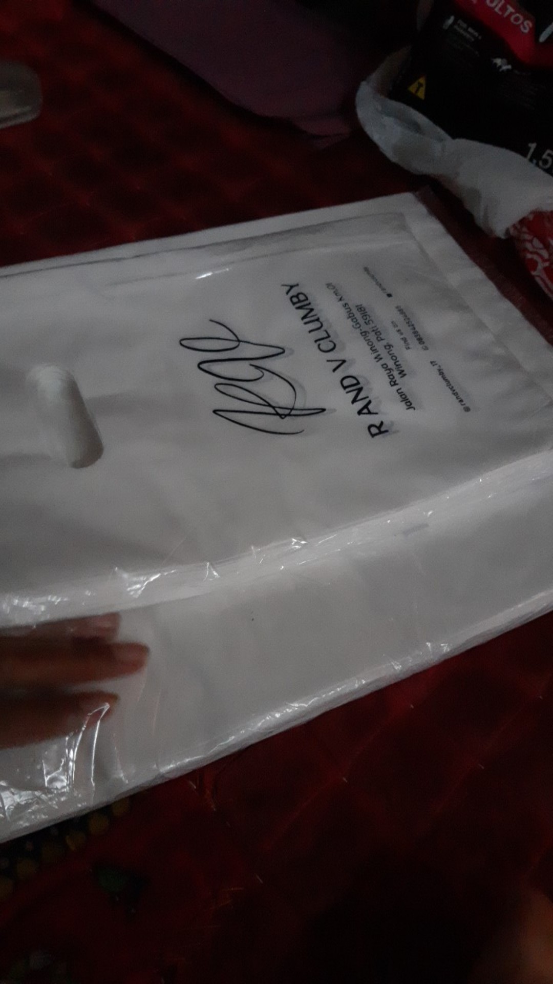 Sablon Plastik Tanpa Pre Order Plong Uk 20x30 Plastik Packing Olshop