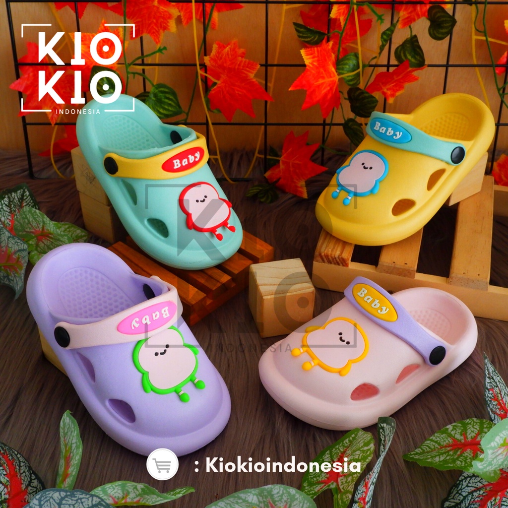 Sandal Baim Anak-anak / Sandak Kodok Anak / Sandal Bakpao Anak / Sepatu sandal ANAK Karakter Lucu BABY'S series