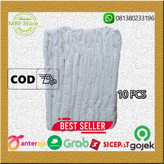 TERLARIS 10 PCS POPOK PEREKAT DEWASA ANTI BOCOR SIZE (M,L,XL)