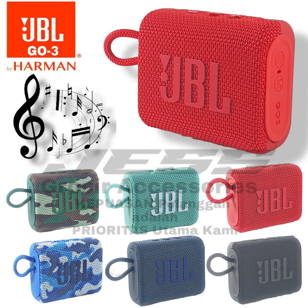 Speaker Bluetooth JBL GO3 PORTABLE Wireless Speker Bluetooth GO-3 STEREO Super Bass G0 3