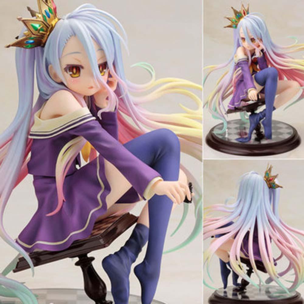 [Elegan] No Game No Life Patung Mainan Koleksi Model Game of Life PVC Ornamen Rumah Gambar Anime