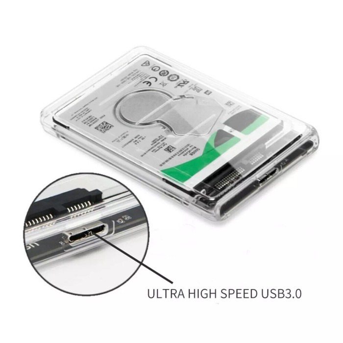 Case Hardisk External SATA Transparent USB 3.0 S1788016510