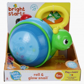 Bright Starts Snail Roller/Roll and Glow Snail