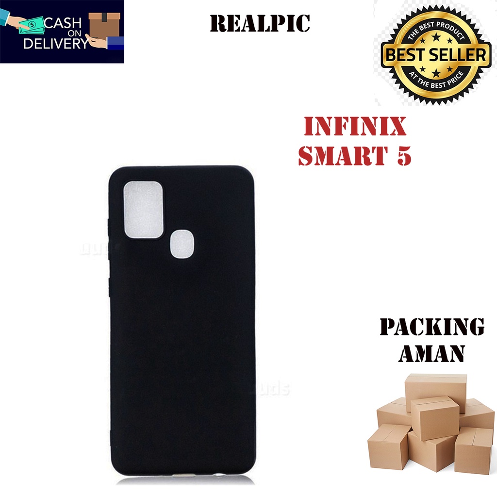 Casing Infinix Smart 5 SoftCase Black Matte