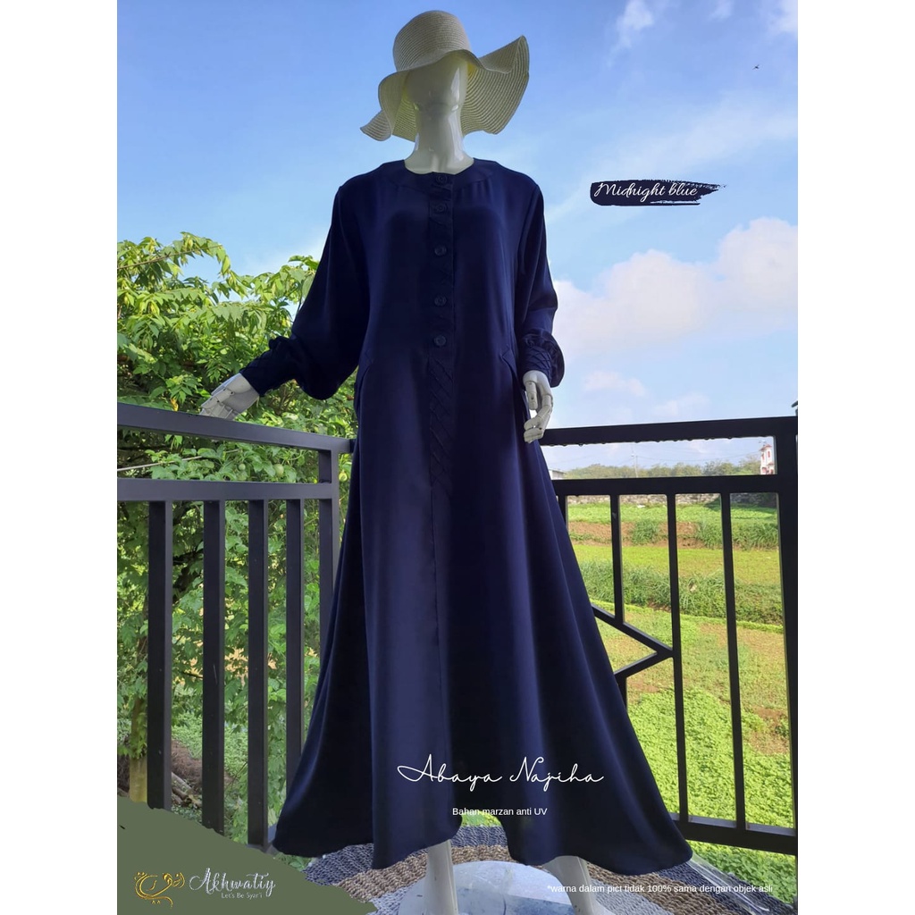 Gamis Najiha Gamis Akhwat Dewasa terlaris termurah marzan polos gamis