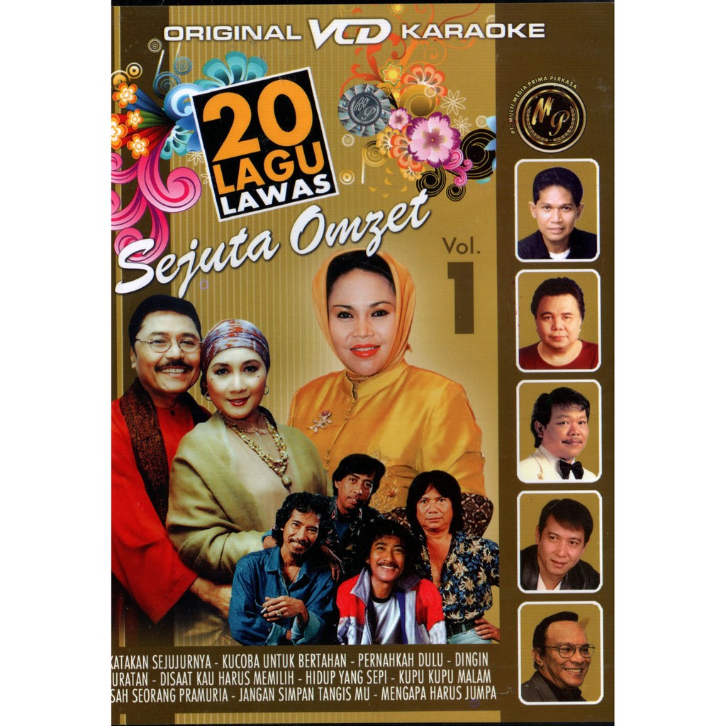 VCD KARAOKE 20 LAGU LAWAS VOL.1 SEJUTA OMZET