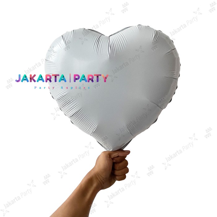 Balon Foil Love Putih / Balon Love Putih / Balon Love / Balon Hati