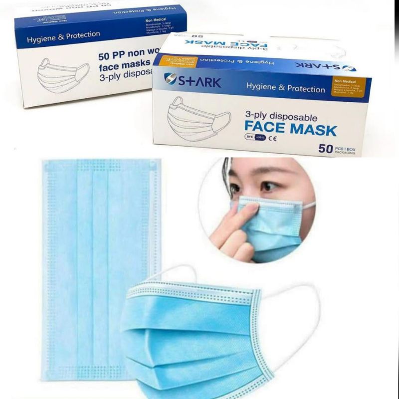 Fask Mask S Ark 3 Play Disposable Shopee Indonesia