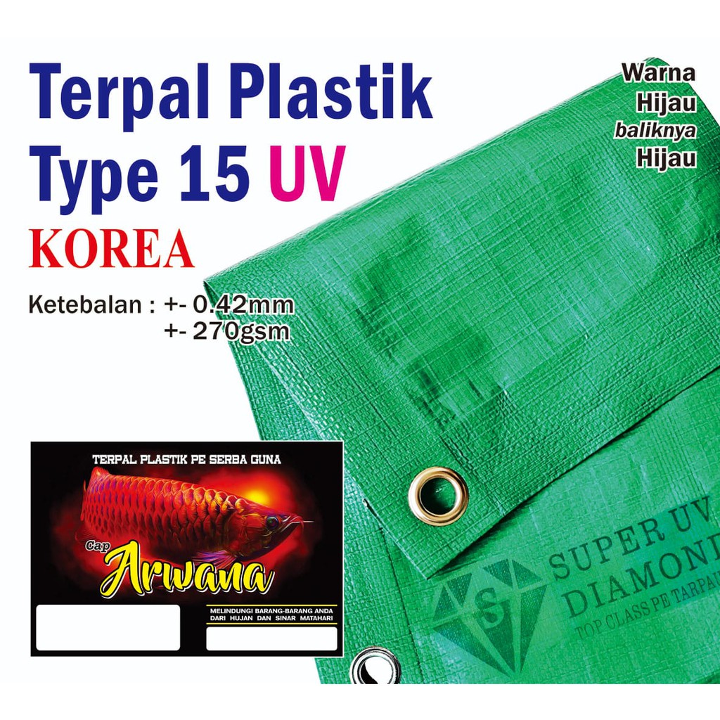 Jual Terpal Plastik A Ukuran X M Terpal Plastik A X Meter