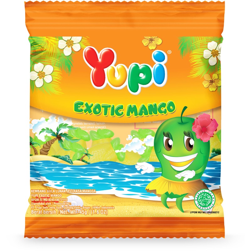 

Yupi Gummy Candies Exotic Mango 45 g ACCJKT