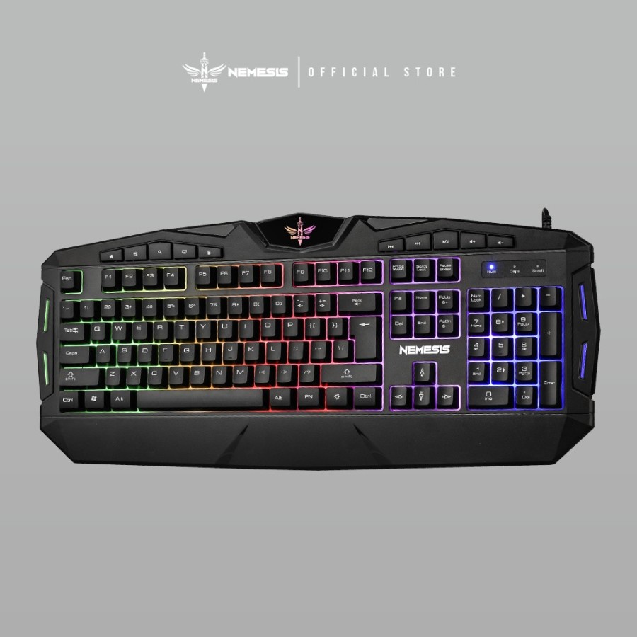 NYK KC-500|KC500 BASILLISK Keyboard Mouse GAMING Combo Back Light RGB - FullSize