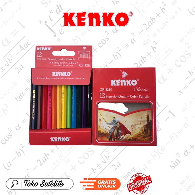 

Pensil Warna Kecil Kenko CP-12H 12 Warna