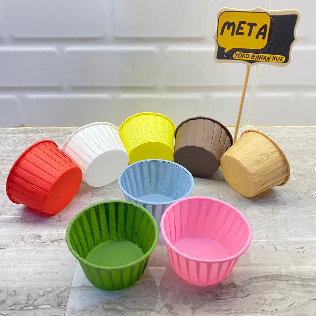 10PCS CUPCAKE POLOS UKURAN M / CUPCAKE MUFFIN 10PCS / CUPCAKE POLOS PREMIUM / PAPER CUPCAKE MUFFIN