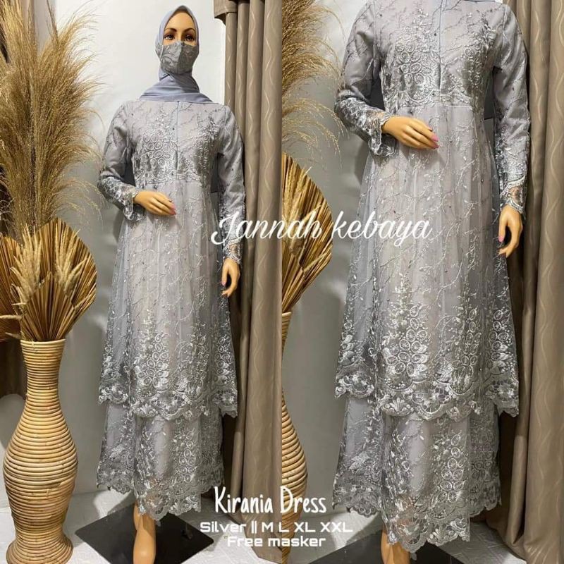 GAMIS ORIGINAL/GAMIS TINGKAT /KIRANA DRESS/BY JANNAH