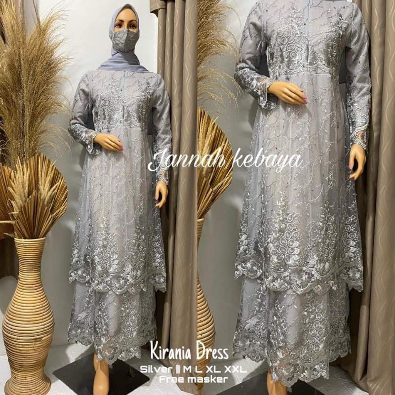 GAMIS ORIGINAL/GAMIS TINGKAT /KIRANA DRESS/BY JANNAH