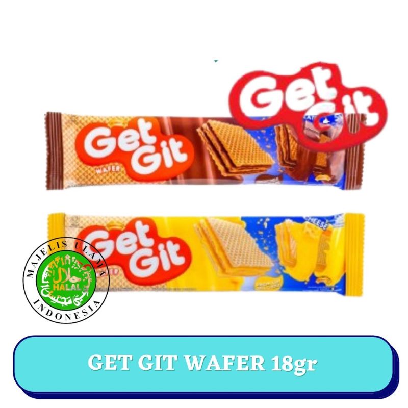 get git wafer coklat / keju 18 gram