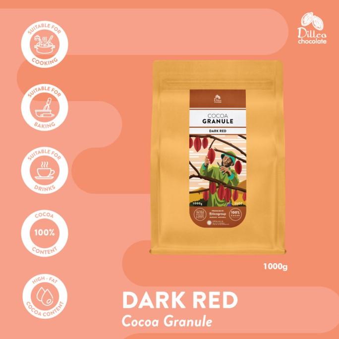 

[COD] Coklat Bubuk Dillco Chocolate Pure Cocoa Powder Dark Red 1kg [COD]