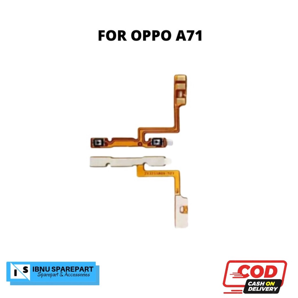 Flexibel flexible Tombol Volume Oppo A71 2018 CPH1801 - Fleksibel Vol Oppo A71