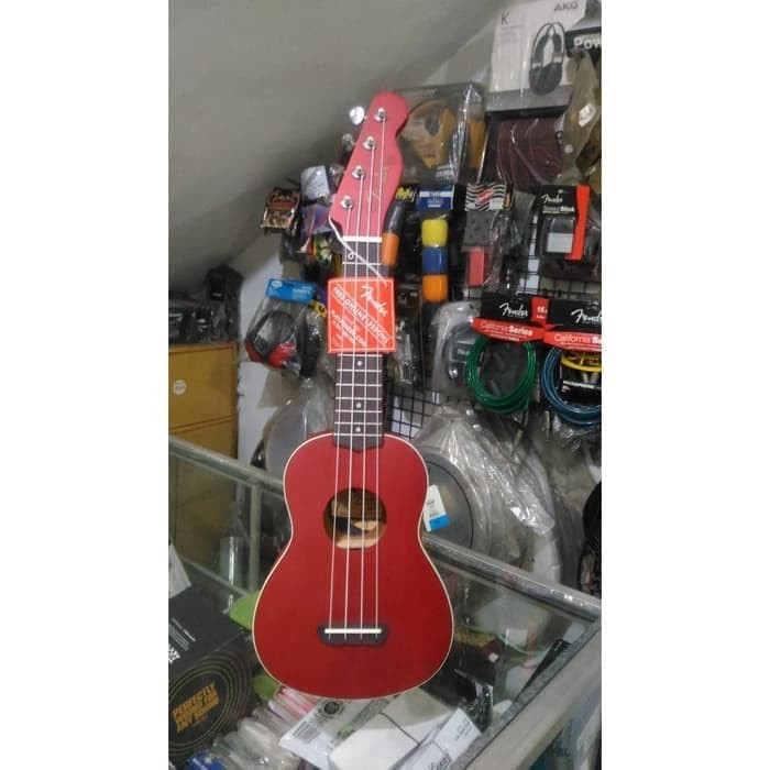 Ukulele Fender Venice Soprano Red