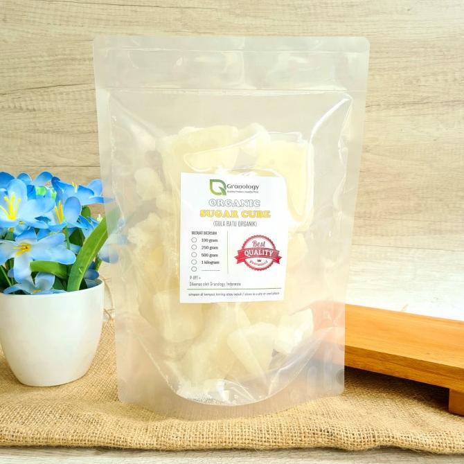 

[[COD]] Organic Sugar Cubes / Gula Batu Organik (1 kilogram) by Granology BERKUALITAS Kode 1382