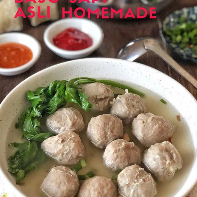 

Baso Daging Sapi / Bakso enak gurih sehat / homemade / No Pengawet