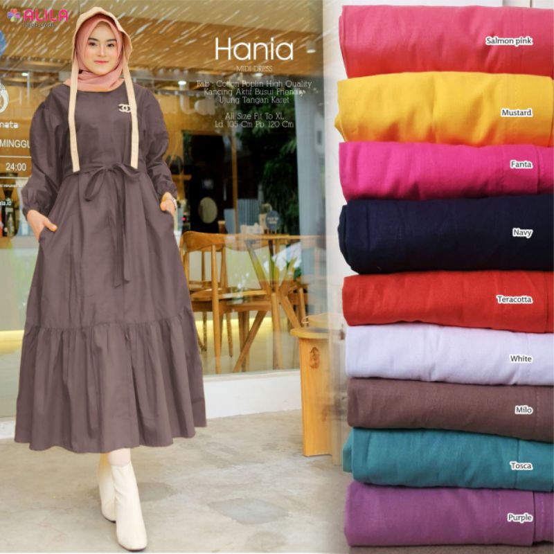 HANIA MIDI DRESS ORI BY ALILA