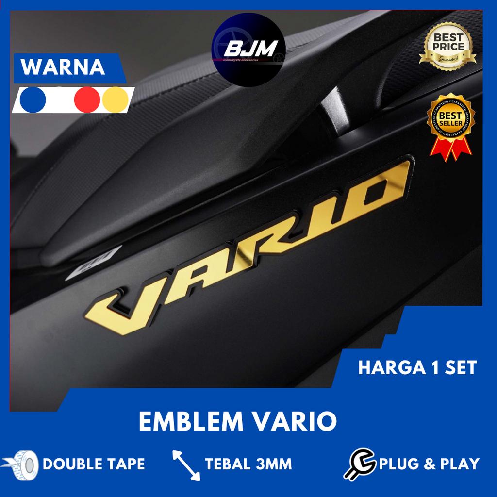 EMBLEM VARIO TIMBUL LOGO VARIO BUKAN STICKER TIMBUL MOTOR EMBLEM LOGO 3D VARIO TIMBUL EMBLEM VARIO