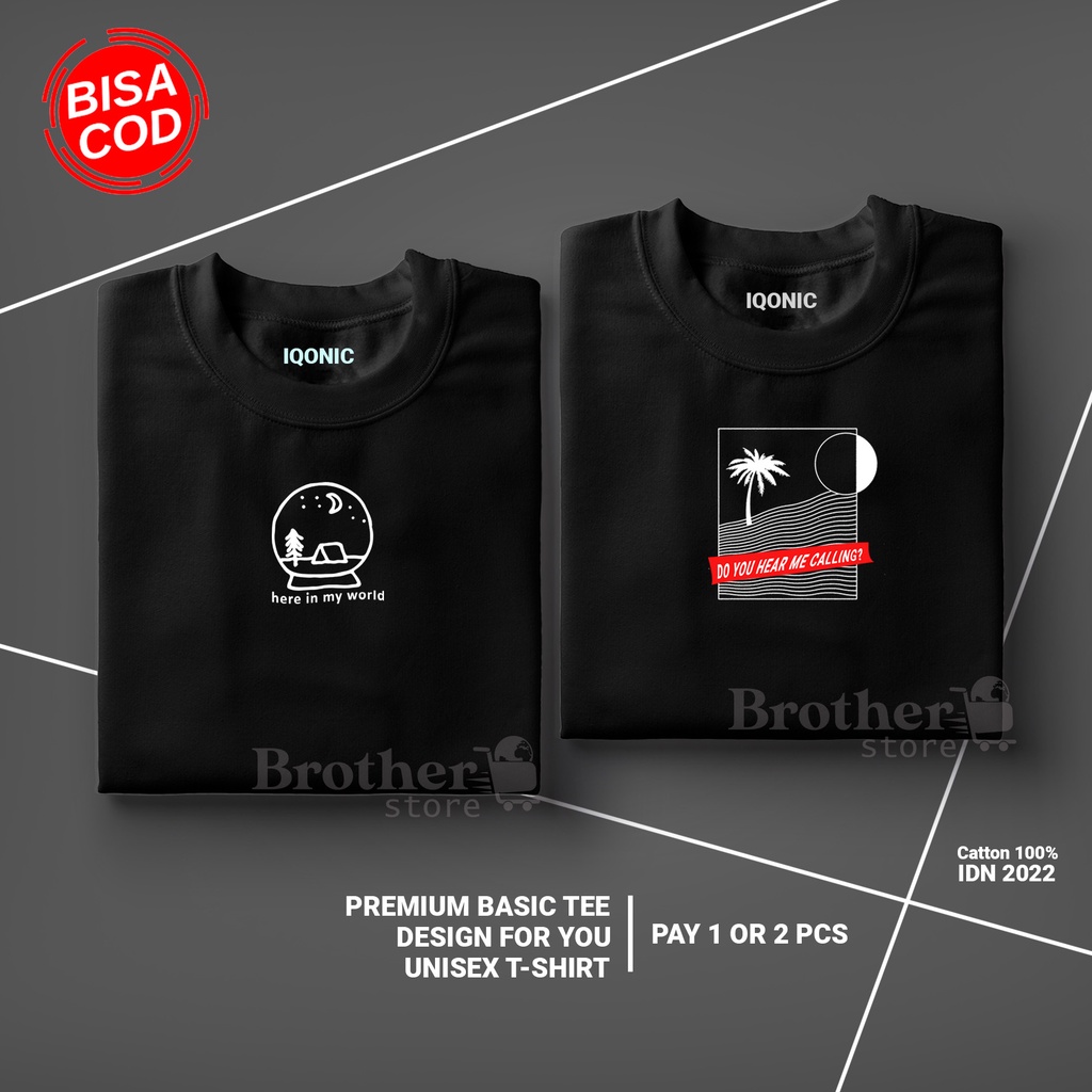 ( PROMO COD ) BROTHER STORE / Kaos Distro Pria / Kaos Distro100% Catoon Combed 30s / ArticelCHDO