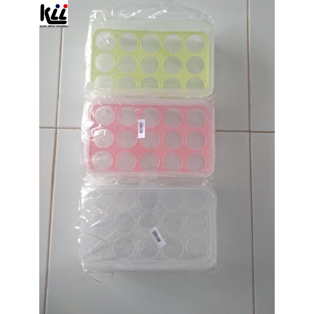 Box Tray Telur 15s - kotak telur - Egg Tray Box - Box Telur 15 Sekat