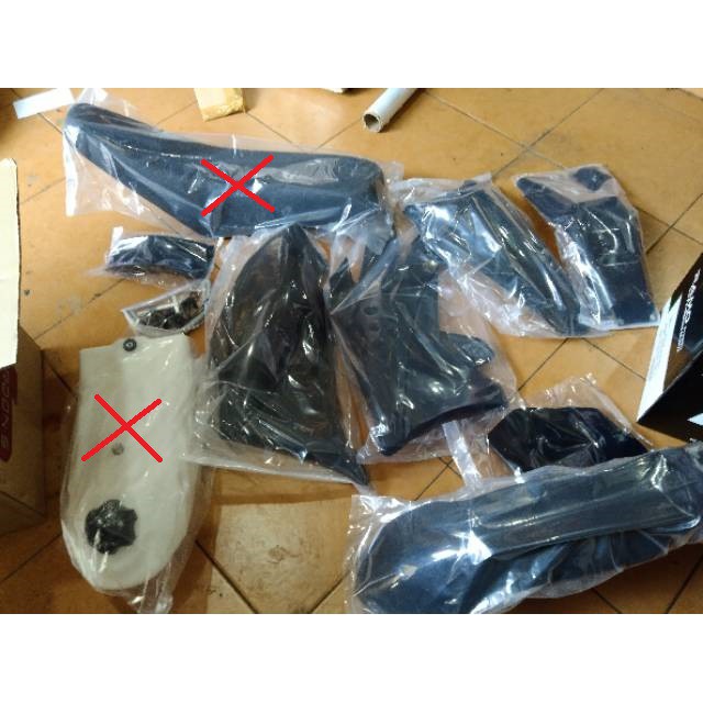 BODY SET KLX 150 MERK GORDON TANPA JOK DAN TANGKI