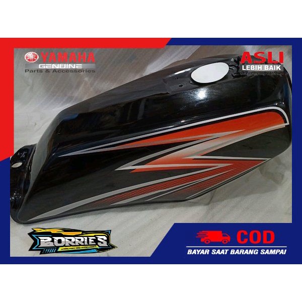 TANGKI ORIGINAL RX KING 2004 HITAM LIST ORANGE 3KA-F4110-B2-33