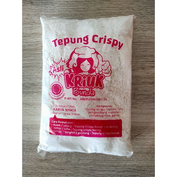 

Tepung crispy/ kriuk serbaguna / tepung Kentucky / tepung ayam geprek