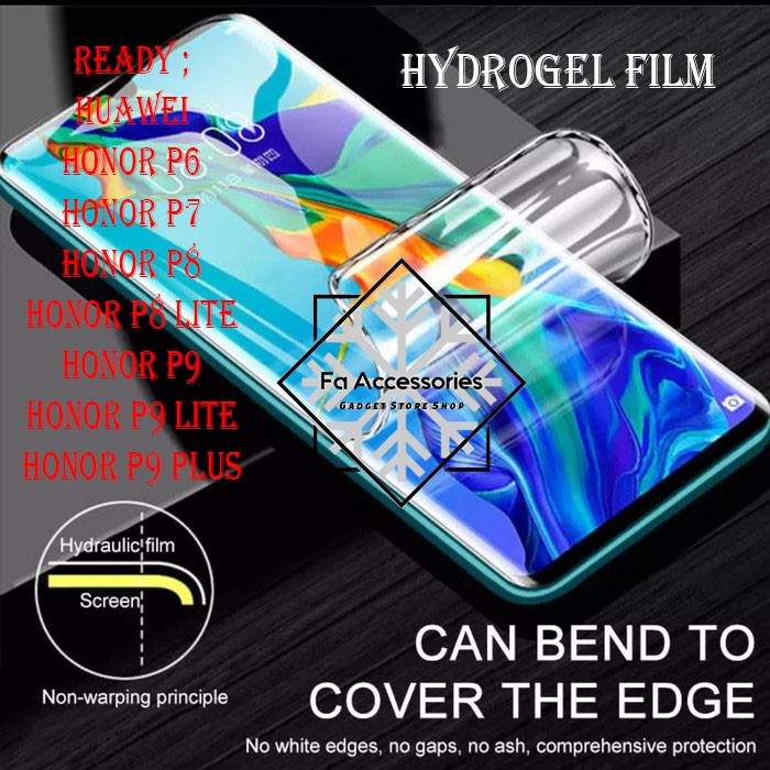 FA ANTI GORES JELLY HYDROGEL HUAWEI P6 P7 P8 P8LITE P9 P9LITE PLUS SCREEN PROTECTOR GUARD LITE