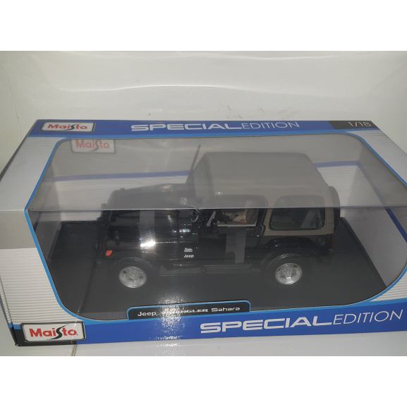 Jeep Wrangler Sahara Skala 1:18 Maisto Special Edition
