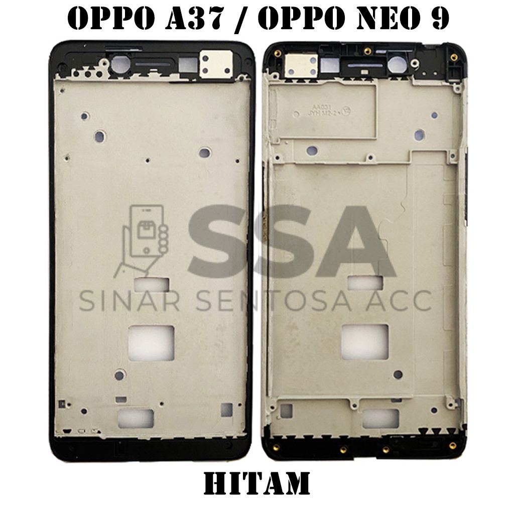 Tulang Tengah Middle Frame LCD Oppo A37 Neo 9 Original 100% Tulang Casing Bezel Bezzel Bazel Handphone HP Ori Original Awet Murah Neo9 A 37